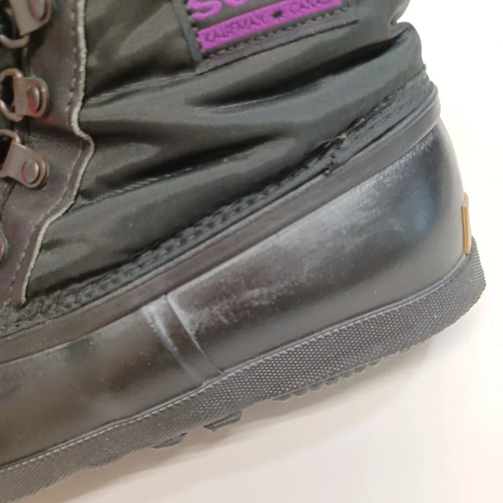 Sorel Boots Black Winter Snow Boots‎ Womens 7